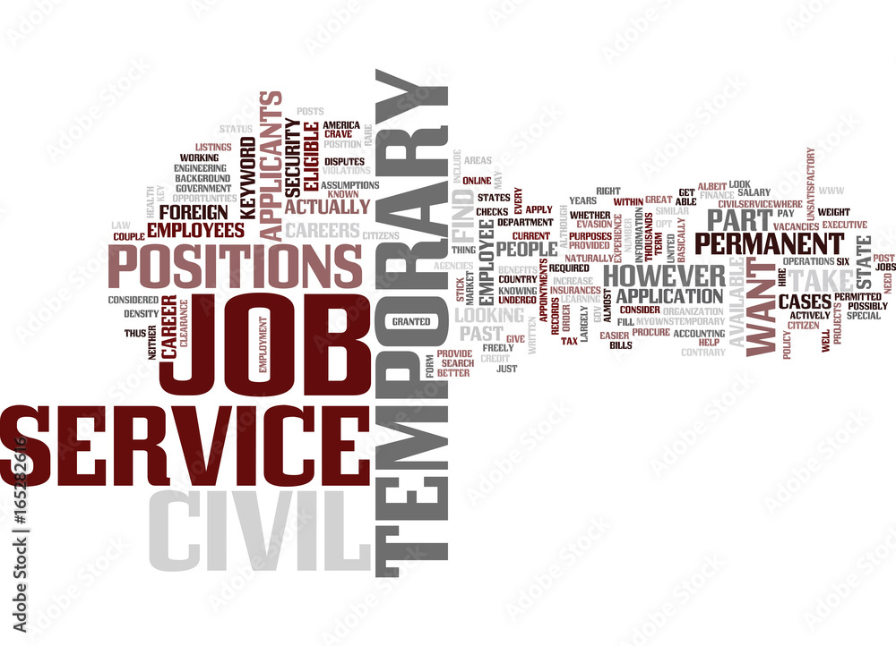 Civil Service Temp Jobs