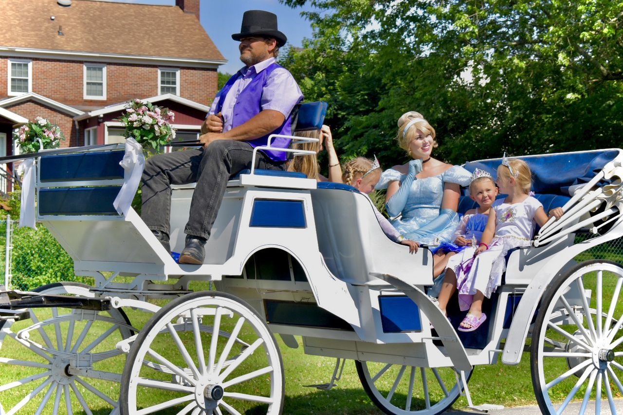 Experience royal rides with the stunning Princess Car; Perfect for your next event!