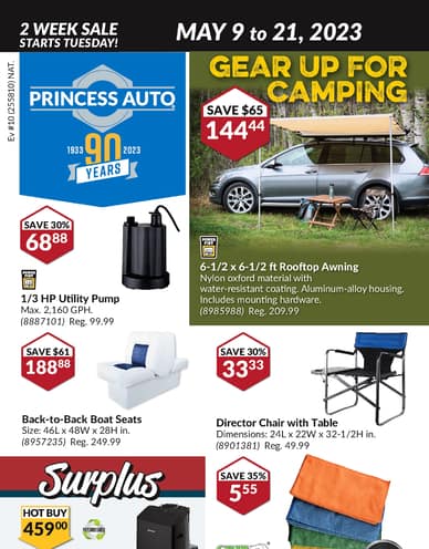 Shop Like Royalty: Check out the newest Princess Auto Flyer in Sudbury!