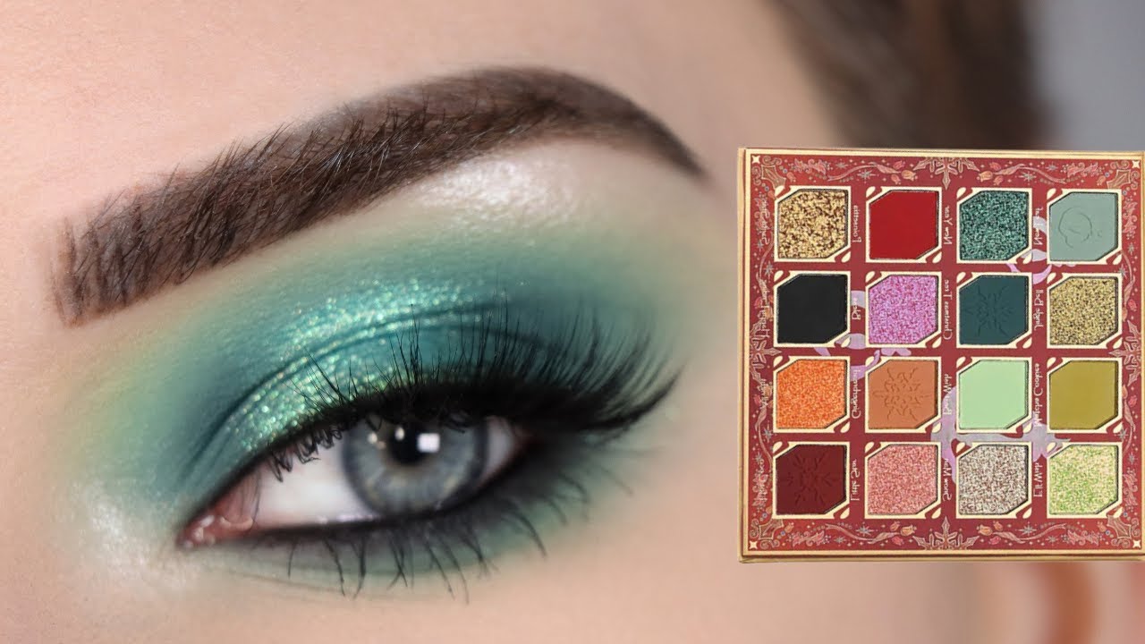 green eye eyeshadow