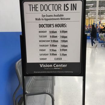 eye exam walmart appointment