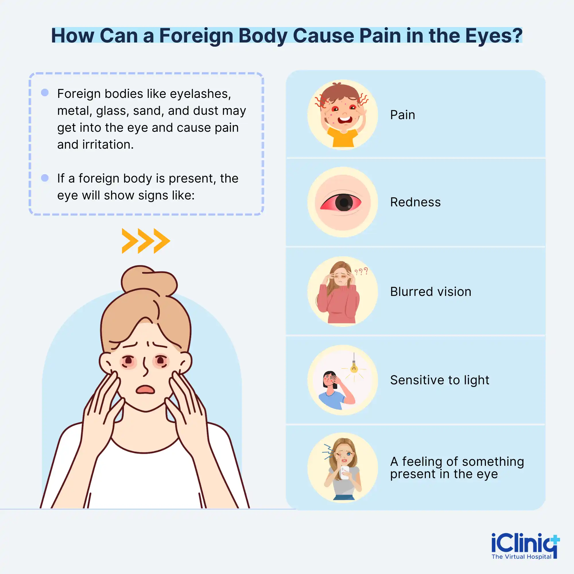 eye pain in outer corner